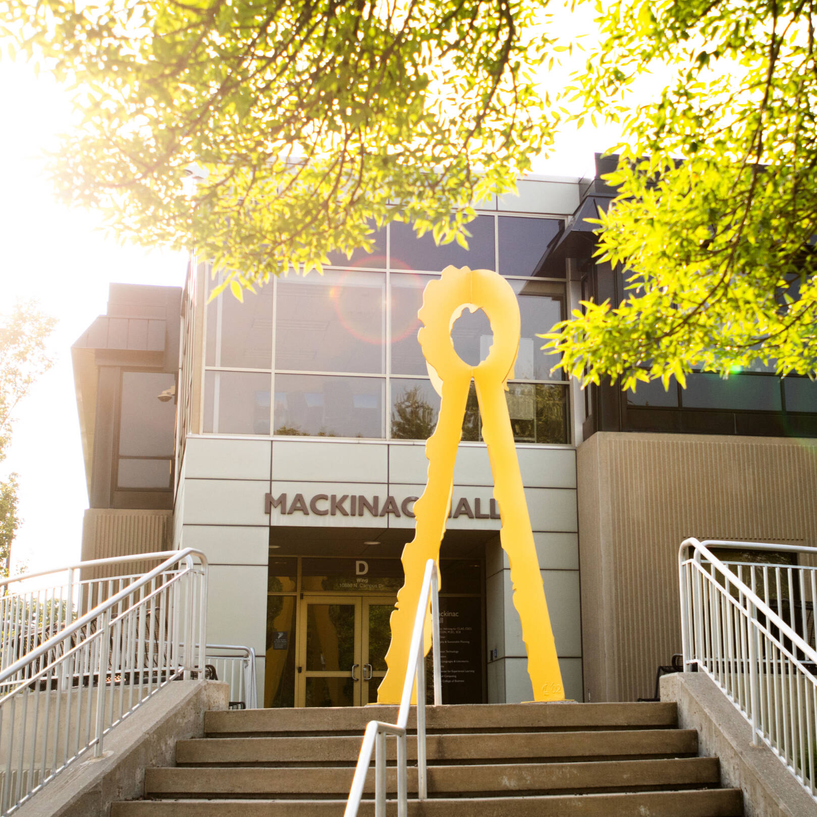 exterior of mackinac hall